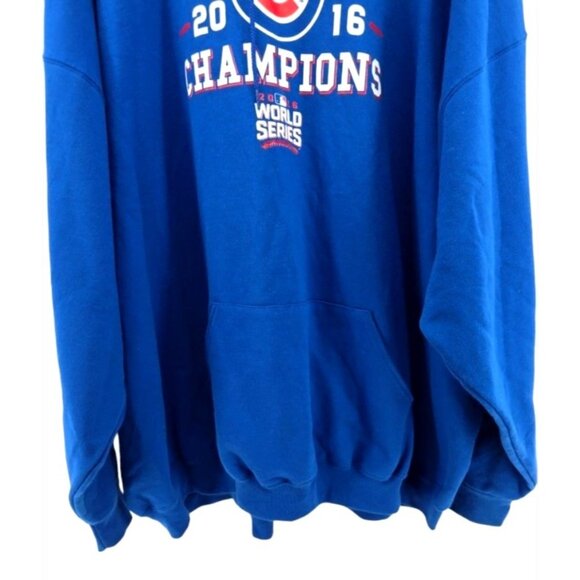 National League 2016 Champions Cubs World Series Sweatshirt Size 5XL - Picture 4 of 9